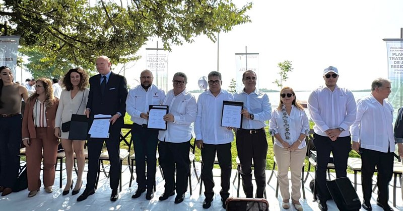 Altamira firma acuerdo para nueva Planta de Aguas Residuales