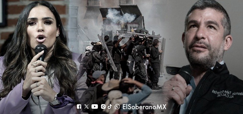 Morena vincula a alcaldías del PAN con violencia en marcha en CDMX