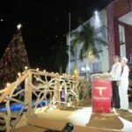 Américo Villarreal y DIF encabezan desfile navideño en Tamaulipas