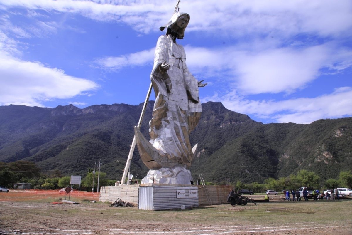 Inaugurarán escultura monumental de la Virgen en El Chorrito