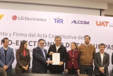 Tamaulipas crea el primer clúster eléctrico-electrónico de México