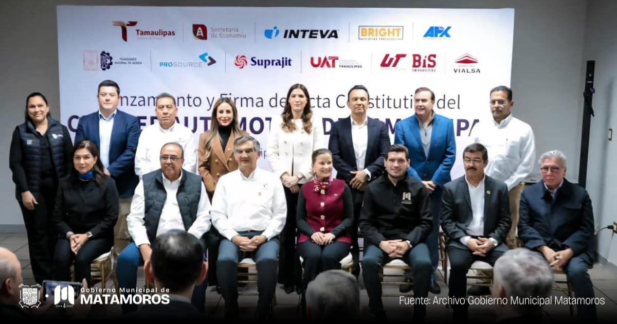 Lanzan Clúster Automotriz para impulsar la industria en Matamoros