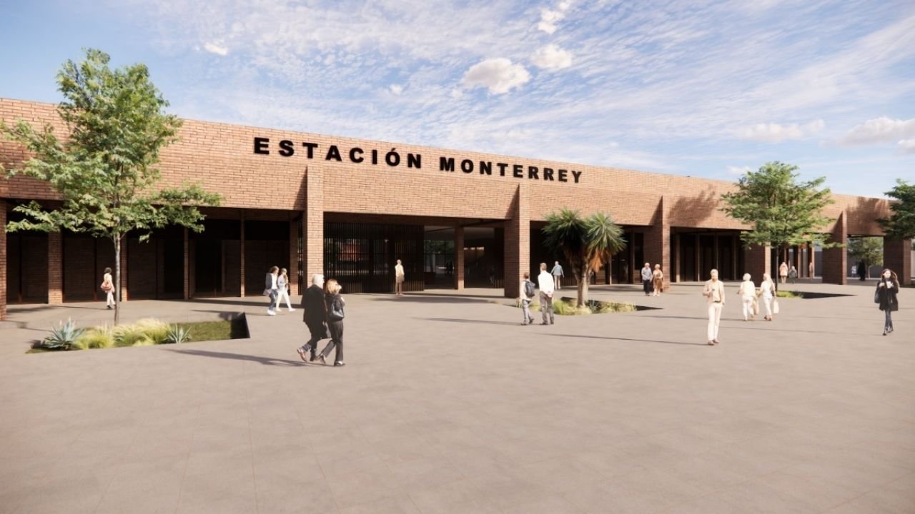 Revelan diseño de estación Monterrey del Tren del Norte
