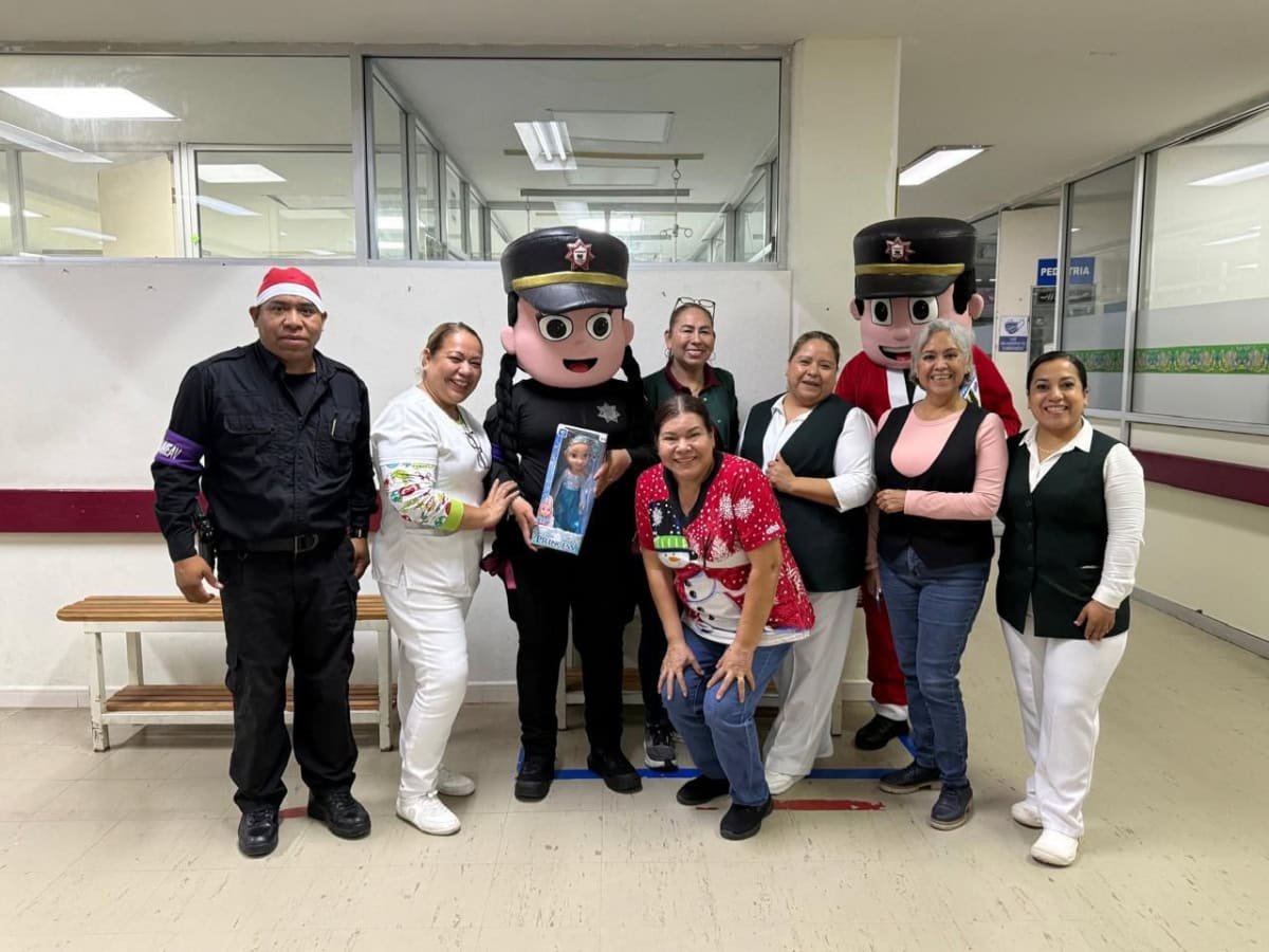 Guardia Estatal organiza posadas navideñas para niños en Nuevo Laredo