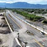 obras hidráulicas en el río San Marcos por prolongación de bulevar en Victoria