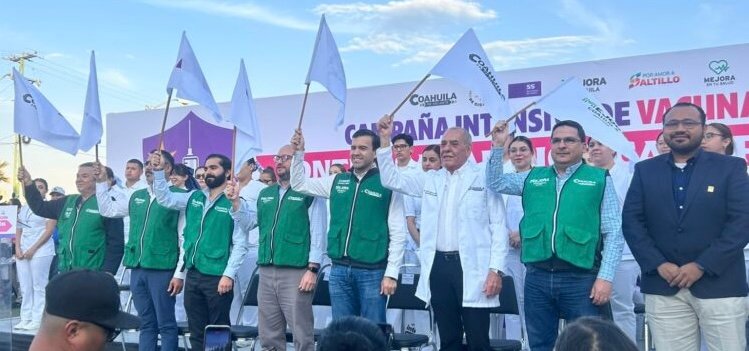 Coahuila inicia vacunación masiva contra sarampión en menores