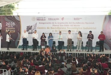 Sheinbaum inaugura ampliación del CBTIS 153 en Tlaxcala