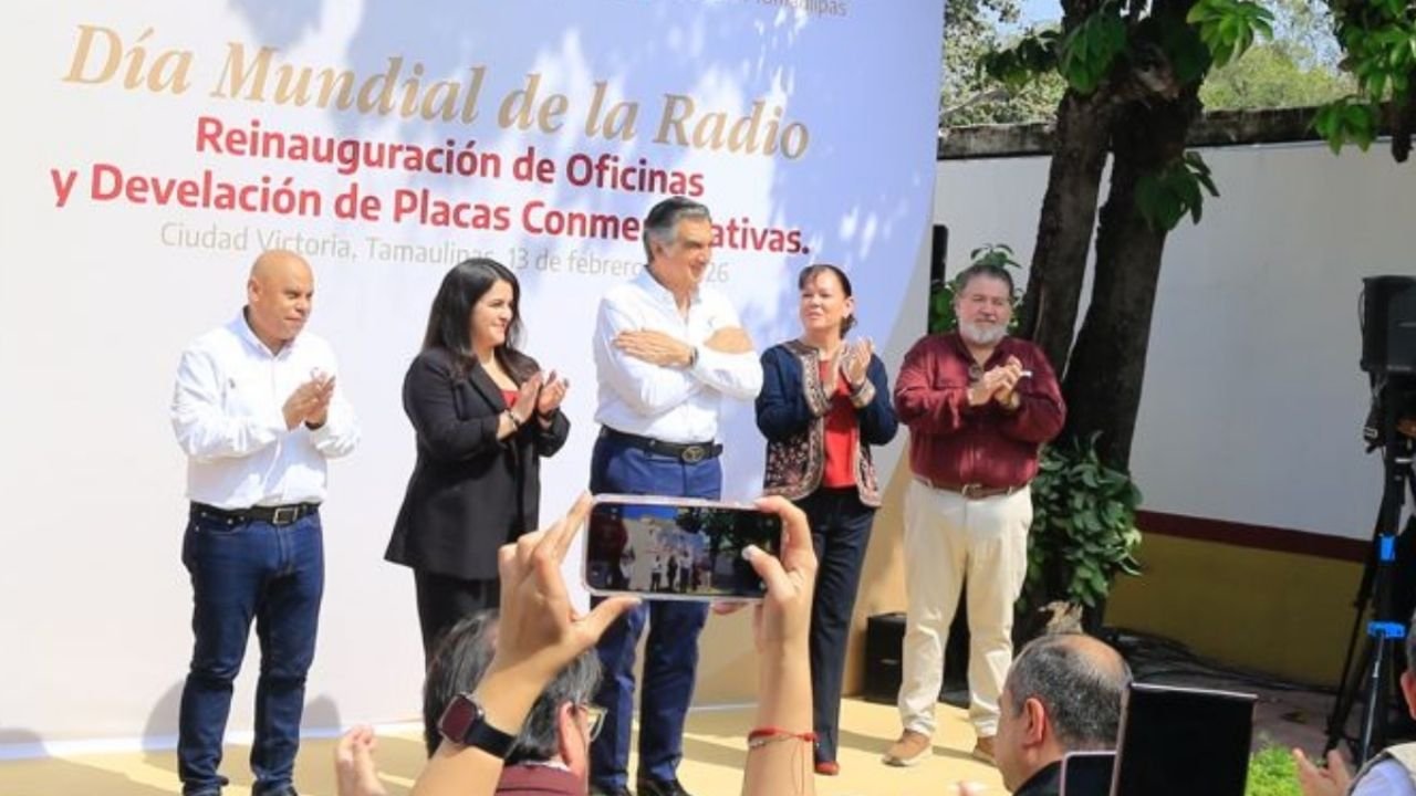 Américo Villarreal inaugura Sistema Estatal de Radio y TV ético