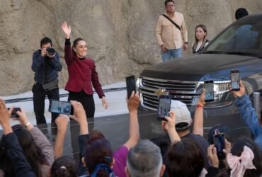 Sheinbaum inaugura viaducto elevado que conecta Tijuana y frontera