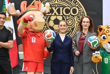 Sheinbaum inaugura el primer Mundialito Social de fútbol femenil