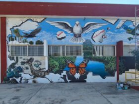 CIJ Ciudad Victoria inaugura mural que celebra biodiversidad local