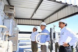 Supervisan avances en modernización del Complejo de Gas Burgos