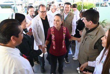 Sheinbaum supervisa obras y anuncia nuevos proyectos en Sinaloa y BCS