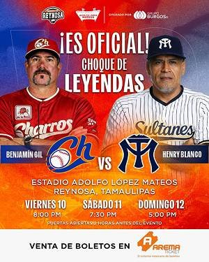 Charros vs Sultanes: serie histórica de pretemporada en Reynosa