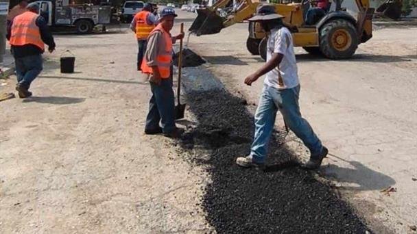 Ciudad Victoria refuerza bacheo y rehabilita calles en vacaciones
