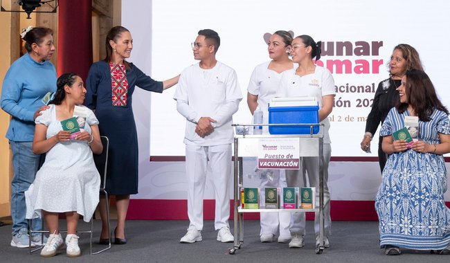 Semana Nacional de Vacunación se extiende en México hasta mayo