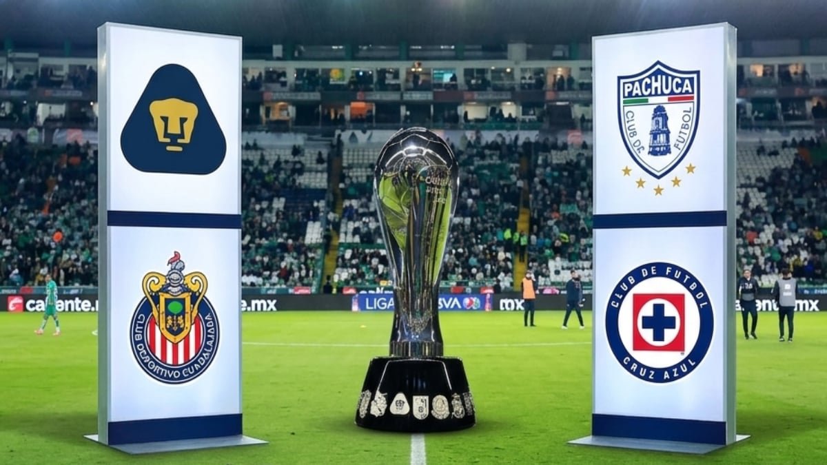 Liga MX 2026: horarios y TV de semifinales Pumas, Chivas, Cruz Azul y Pachuca