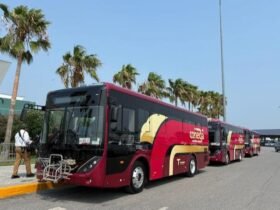 Ciudad Victoria lanza ruta gratuita con autobuses híbridos Yutong