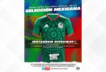 DIF Victoria sortea playera oficial previo al Mundialito infantil