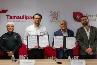 SEDENER y Colegio de Ingenieros firman alianza energética en Tamaulipas