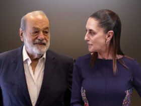 Sheinbaum y Slim critican baja de Moody’s a deuda de México