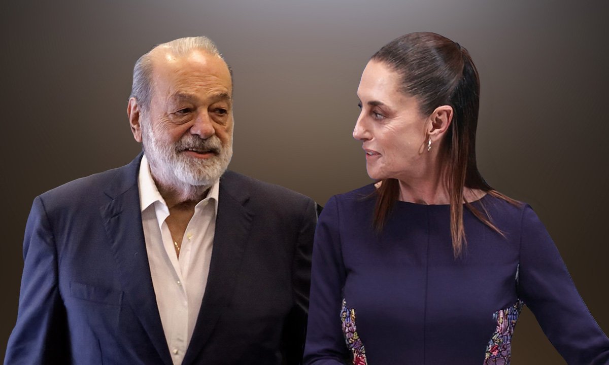 Sheinbaum y Slim critican baja de Moody’s a deuda de México