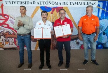 UAT y Club Necaxa firman alianza para impulsar talento futbolístico