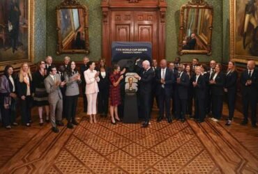 Sheinbaum recibe a Infantino en México antes del Mundial 2026