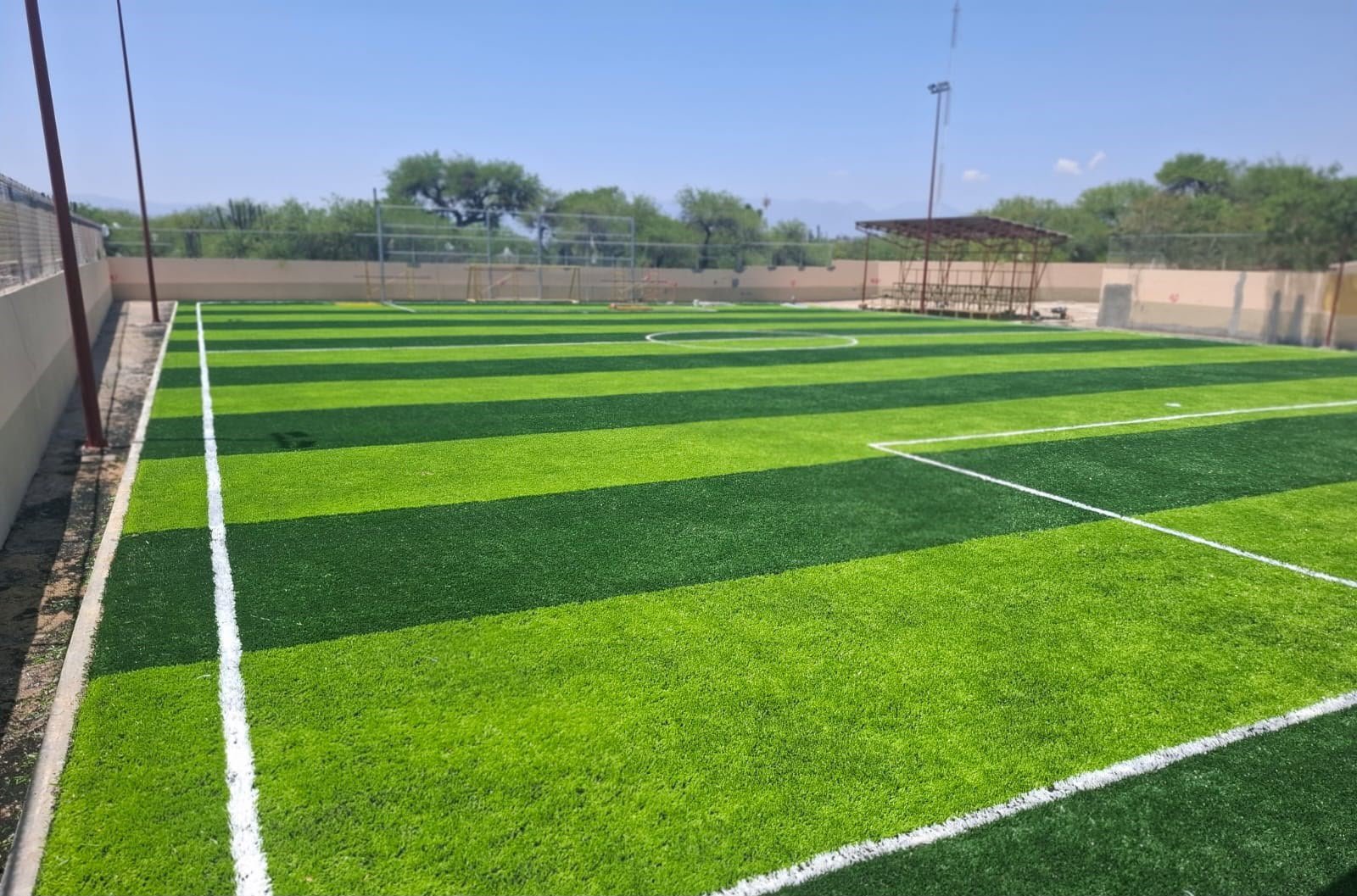 Tamaulipas rehabilita canchas para el Mundial Social 2026