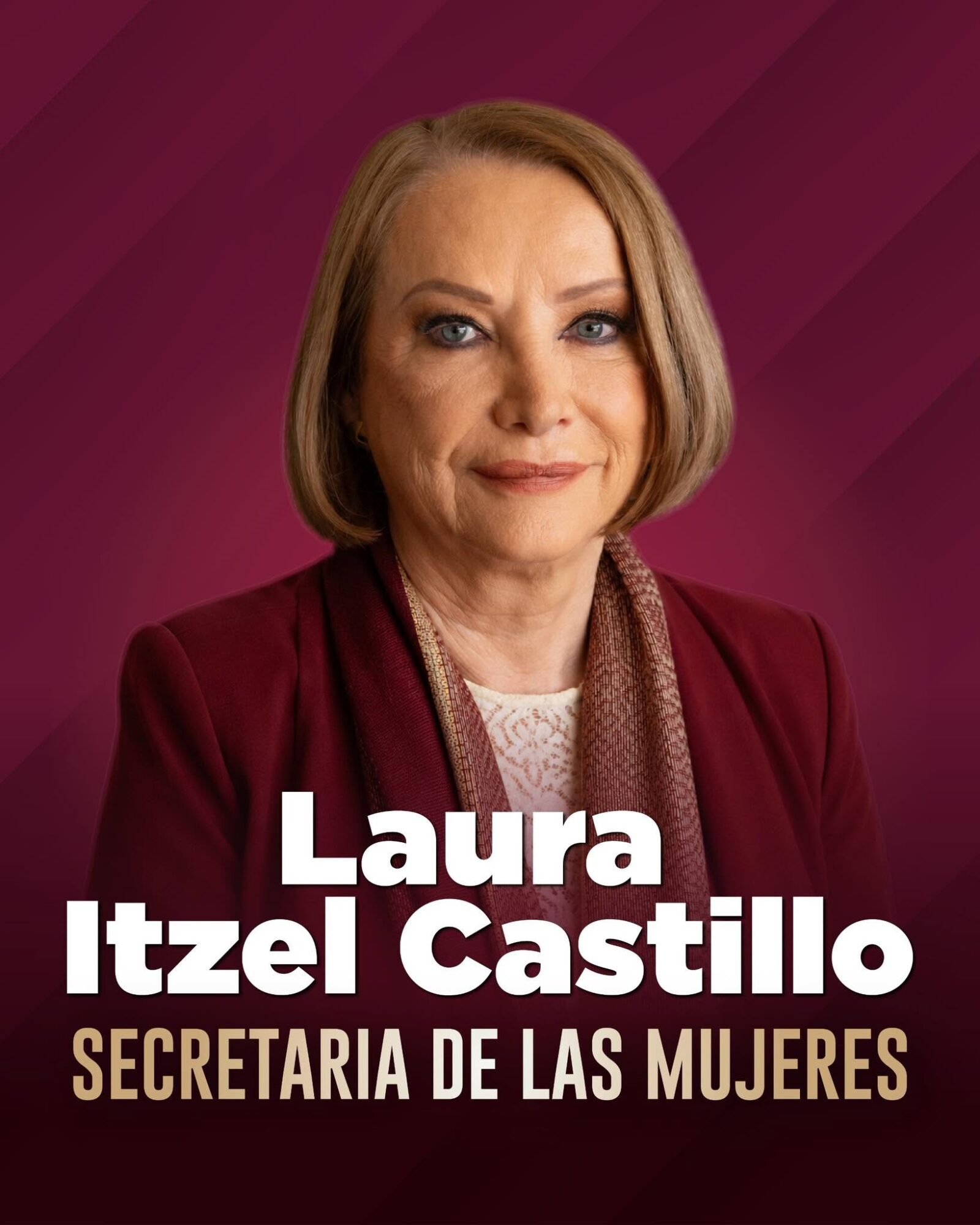 Laura Itzel Castillo liderará la nueva Secretaría de las Mujeres