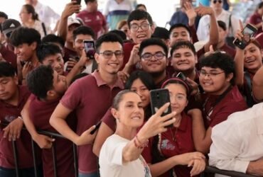 Sheinbaum inicia gira en Chiapas con entrega de Pensión Mujeres