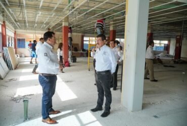 Rector de la UAT supervisa modernización de Facultad de Derecho