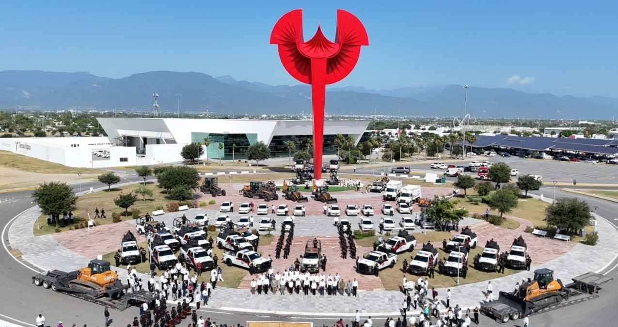 Tamaulipas invierte 42 mdp en maquinaria para Obras Públicas