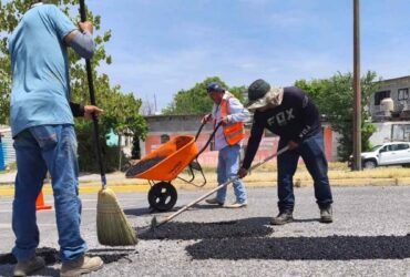 Ciudad Victoria intensifica bacheo para rutas de transporte público