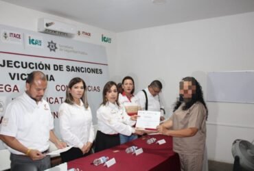 Capacitan a 203 internos del CEDES Ciudad Victoria para reinserción