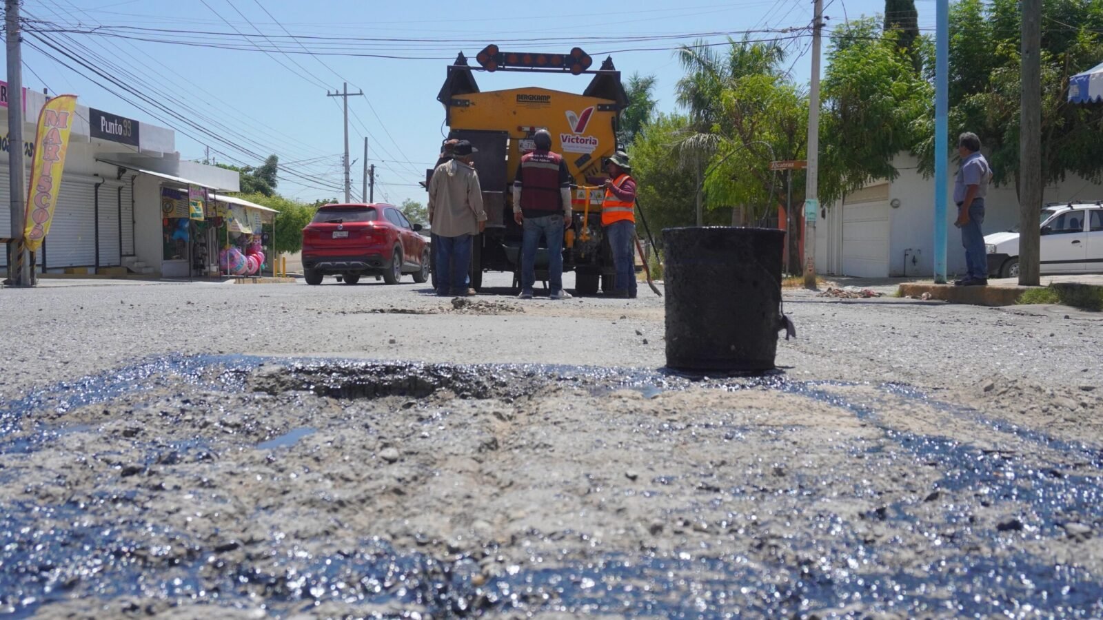 Ciudad Victoria amplía bacheo y rehabilitación vial en sur-poniente