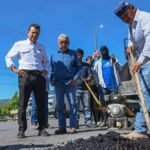 Ciudad Victoria avanza en bacheo y pavimentación de vialidades
