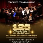 Banda de Música de Tamaulipas celebra 125 años con concierto