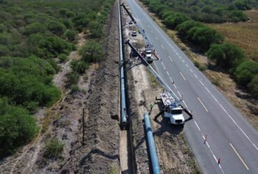 Avanza 57% acueducto en Tamaulipas para Ciudad Victoria
